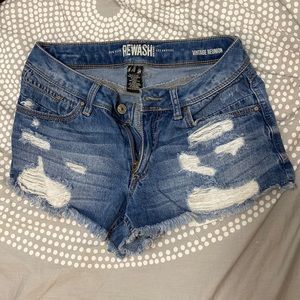 Distressed Jean Shorts